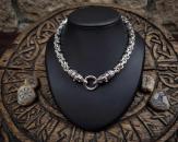 King's chain with realistic wolf heads